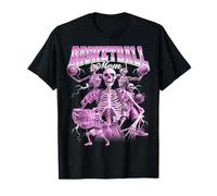 Baloncesto Mamá Cesta Bola Día de la Madre Esqueleto 90s Bootleg Camiseta