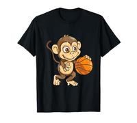 Baloncesto Mono Bball Jugador Baloncesto Amante Obra De Arte Camiseta