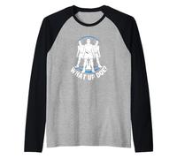 Baloncesto para niñas What Up Doe | Vintage Detroit Michigan Camiseta Manga Raglan