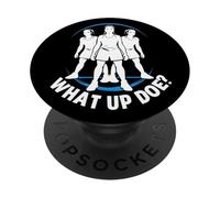 Baloncesto para niñas What Up Doe | Vintage Detroit Michigan PopSockets PopGrip Adhesivo