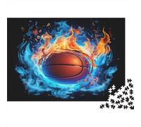 Baloncesto Puzzle Imposible,desafío para Adultos Llamas de Ciencia ficción Entretenimiento Creativo 1000 Piezas Obra De Arte De Juego De para Adultos, Regalos A Partir De 14 Años 1000pcs (75x50cm)