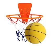 Baloncesto Silencioso - Baloncesto Suave Sin Ruido Con Aro, Bola Deportiva Silenciosa, Puerta De Apartamento De Gimnasio En Casa O Juego De Entrenamiento De Actividad Int