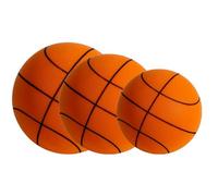 Baloncesto Silencioso Talla 7/5/3-3 Uds Baloncesto de Interior, Pelota Entrenamiento, Regate Silencioso, Pelota de Espuma de Alta Densidad con Textura PU, Rebote Silenciosa, Sin Ruido