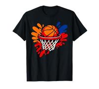 Baloncesto Splash Dunk Hoop Acción Diseño Gráfico Camiseta