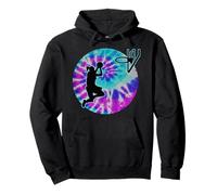Baloncesto Tie Dye Women and Girls Mid Air Sudadera con Capucha