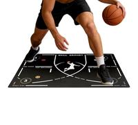 Baloncesto Training Mat - Dribbling Mat For Indoor/Outdoor Use With Non-Slip | Improves Speed, Strength & Coordination | 35.43 X 23.62 Inches, Portable & Quiet For All Ages