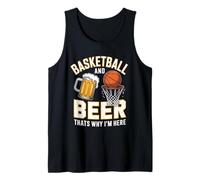 Baloncesto y Cerveza. por eso Estoy aquí. Swish Dunk de 3 Camiseta sin Mangas