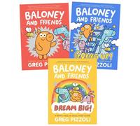 Baloney and Friends Series 3-Book Collection Set - Laugh-Out-Loud Graphic Novels for Early Readers - Baloney and Friends; Going Up!; Dream Big!