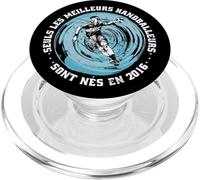 Balonmanista Cumpleaños Nacido en 2016 Handball Balonmano PopSockets PopGrip para MagSafe
