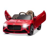Baloveby Coche Eléctrico para Niños Bentley Bacalar con Modos de Conducción Duales, 12V Carro Eléctrico Infantil con Arranque Lento, Control Remoto, Luces LED y Música, Puertos USB y AUX, 3+