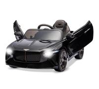 Baloveby Coche Eléctrico para Niños Bentley Bacalar con Modos de Conducción Duales, 12V Carro Eléctrico Infantil con Arranque Lento, Control Remoto, Luces LED y Música, Puertos USB y AUX, 3+