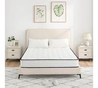 Baloveby Colchón De Muelles 140x200x21Cm Con Espuma, Diseño De Estrellas - Matelas 140x200 Mémoire De Forme, Matelas 2 Personnes Confortable, Ropa De Cama Funda Nórdica, Juego De Funda Nórdica, Textil