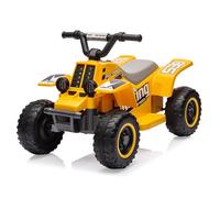 Baloveby Quad Eléctrico Niño con 2 Velocidades, 6V Quad Eléctrico con Diseño de Arranque Suave, Quad Niño con Luces LED, Música y Bocina, 3+ Años