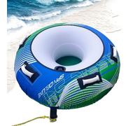 Balsa inflable para remolque de agua, balsa inflable para esquí náutico, grande y portátil, para rafting, kayak, deportes acuáticos, piscina, wakeboard, natación, lago, esquí, náutico, pesca río
