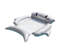 Balsa Plegable para Animales: Plataforma Reclinable Acuática, Bonitas Tumbona Flotante, Cama De Agua Inflable, Estera De Verano Portátil, Recipiente De Piscina De Relajación para Ocio Al Aire Libre