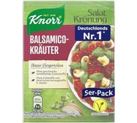 Balsamico-Kräuter Salat-krönung - Dressing Mix Alemania sabor a hierbas balsámicas, a base de hierbas procedentes de agricultura sostenible - Compatible con Knorr - 55g