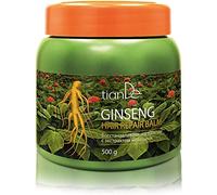 Bálsamo capilar TianDe Ginseng, 500 g, con aceite de ginseng y keratina, para un cabello brillante, suave y sin encrespamiento, cuidado natural para el cabello