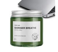 Bálsamo de aromaterapia para coche, 100 g, bálsamo de perfume sólido de larga duración, accesorios decorativos multifuncionales de fragancia con botella de vidrio para aromaterapia de coche
