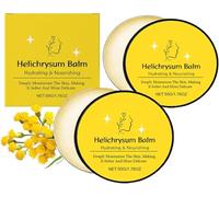 Bálsamo de Helicriso Orgánico, Bálsamo de Aceite Esencial de Helicriso para la Piel, Hidratación Profunda, Suaviza y Repara la Piel Seca, Áspera, Fina y Frágil