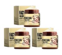 Bálsamo de miel de sebo batido alimentado con pasto, 4.23 oz, humectante nutritivo multiusos para la piel seca del cuerpo de la cara