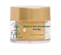 Balsamo de noche Nutritivo Antiedad | Todo tipo de Piel | Aceite de Argán Orgánico | 50 ml | Calidad Francesa | Le Petit Olivier | Reduce arrugas | Cosmeticos Natural |