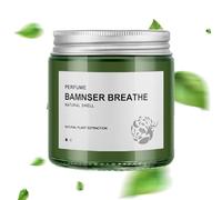 Bálsamo de perfume sólido | 100 g de perfume sólido de larga duración, fragancia decorativa multifuncional con botella de vidrio, aromaterapia para coche para un ambiente fresco