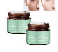 Bálsamo de sebo bovino con incienso y aceite de ricino, crema hidratante para la cara, el cuerpo, hidratación profunda, cuidado de la piel blanqueadora y nutritiva, para todos los tipos de piel (2