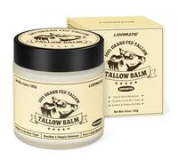 Bálsamo de Sebo de Res y Miel, Lionmanne Beef Tallow Cream 120g, BáLsamo Facial Hidratante Para Cara Y Cuerpo, Absorción Rápida, 100% Sebo de Res Alimentado con Pasto, Sebo de Res para la Piel