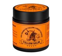 Bálsamo de Sebo de Res y Miel, Lionmanne Beef Tallow Cream 120g, BáLsamo Facial Hidratante Para Cara Y Cuerpo, 100% Sebo de Res Alimentado con Pasto, Sebo de Res para la Piel - Naranja