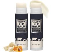 Bálsamo de sebo y miel, bálsamo labial orgánico Menon, para labios secos, profundamente nutritivo, cuidado labial natural rico en vitaminas, apto para mujeres y hombres.