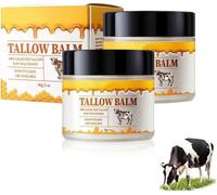 Bálsamo de Sebo y Miel, Hidratante Corporal para Rostro, Manos y Piernas, Crema Corporal Nutritiva y Suave, Apto para Todo Tipo de Piel