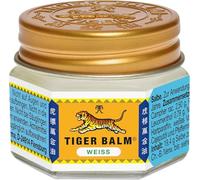 Bálsamo de Tigre Rojo 21 g - Bálsamo ayurvédico para el alivio del dolor y los músculos, con alcanfor y mentol | Alivia el dolor articular y de espalda Contiene adhesivos de kajal (Blanco)