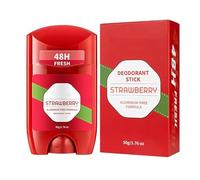 Bálsamo desodorante sin aluminio, no obstruye los poros, 50 g | Un desodorante suave para axilas diseñado para pieles sensibles, con aromas frescos de fresa y lavanda.