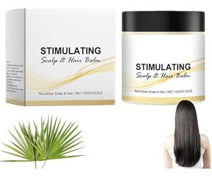 Bálsamo Estimulante para el Cuero Cabelludo y el Cabello, Crema Nutritiva de Karité para el Cabello, Aceite Nutritivo para el Cuero Cabelludo, Proporciona un Cuidado Nutritivo Saludable
