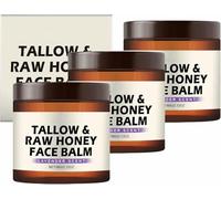 Bálsamo Facial de Sebo y Miel Cruda, Hidratante Suavizante y Nutritiva, para una Piel Naturalmente Equilibrada, Crema Reafirmante para Rostro y Cuerpo