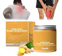 Bálsamo herbal de jengibre natural puro, relajación natural y relajado, crema articular para artritis, crema de cuidado de las articulaciones, para las manos del cuello trasero.