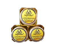 Bálsamo labial Api Supreme con propóleo y cera de abejas, 3 x 12 ml