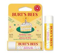 Bálsamo labial Burt's Bees aroma Tarta de Cumpleaños, Hidratante labios con cera de abeja y vitamina E, Origen 100% natural, 4,25 g