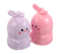 Bálsamo Labial Camaleón de Conejo, Hidratante y Nutritivo, 2 Piezas | Diseño Kawaii de Conejito, Textura Cremosa, para Labios Secos y Maquillaje Diario, Tono Natural