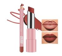 Bálsamo Labial con Color - Barra de Labios Nutritiva - Nutritivo Sin Pegajosidad Mate para Juventud Invierno Cuidado Nocturno Maquillaje Diario