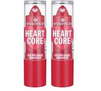 Bálsamo Labial con Color Essence Heart Core Nº 01-crazy cherry 3 g (Paquete de 2)