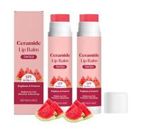 Bálsamo labial con color Sandía FPS 50 PA+++, Bálsamo labial con color Nicotinamida, no pegajoso, natural, vegano, 5 g