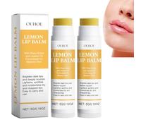 Bálsamo labial con cúrcuma y limón, bálsamo labial con limón, calma, protege los labios de la sequedad, para unos labios suaves (2 unidades)