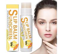 Bálsamo labial con factor de protección solar | Bum Sun Bálsamo labial SPF30, protector solar en tamaño de viaje para los labios, calma e hidrata los labios, protección solar y cuidado de labios