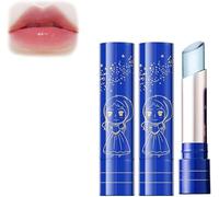 Bálsamo labial coreano Blue Jelly, bálsamo labial que cambia de color, brillo labial Crystal Jelly Mirror, lápiz labial hidratante de larga duración, no pegajoso