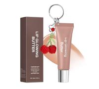 Bálsamo labial de belleza tintado con cuidado hidratante y llavero, 10 ml, bálsamo labial persistente, para uso diario, viajes, oficina, desplazamientos para mujeres, novias, esposas