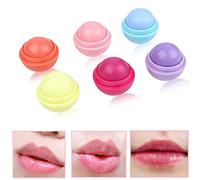 Bálsamo labial de bola de 6 piezas, bálsamo labial hidratante a base de hierbas naturales para el cuidado de los labios