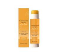 Bálsamo Labial de Cúrcuma y Limón: un tratamiento labial hidratante de larga duración que mejora los labios agrietados, opacos y con líneas de expresión, apto tanto para hombres como para mujeres