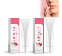 Bálsamo Labial De Mantequilla Brillo Labial Hidratante, Lápiz Labial Hidratante Mascarilla Para Labios Y Bálsamo Labial Para Humedad, Brillo E Hidratación Instantáneos (2pcs, Fresa Leche)