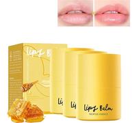 Bálsamo labial de miel, bálsamo labial hidratante y mascarilla para la noche, humectación duradera durante 12 horas, previene los labios secos y agrietados